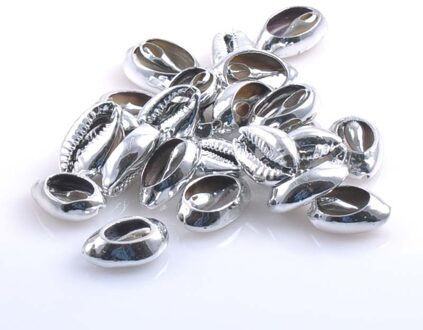 Natuurlijke Spiraal Shell Charm Verzilverd Edge Ambachten Sieraden Maken Accessoires Levert 21-25Mm 10Pcs TRS0153