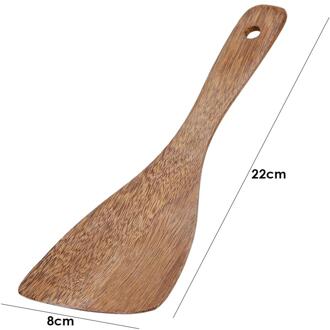 Natuurlijke Wenge Hout Vierkante Spatel Olie Lepel Milieuvriendelijke Houten Keuken Kok Gebruiksvoorwerpen Keuken Koken Gereedschap