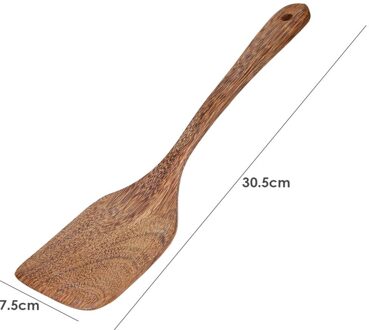 Natuurlijke Wenge Hout Vierkante Spatel Olie Lepel Milieuvriendelijke Houten Keuken Kok Gebruiksvoorwerpen Keuken Koken Gereedschap