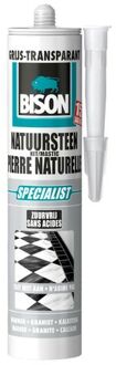 Natuursteenkit 310 ml transparantgrijs