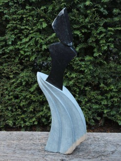 Natuurstenen ornament Dancing, 71 cm