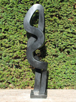 Natuurstenen ornament Lines, 84 cm