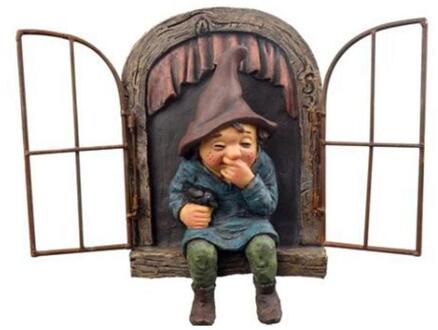 Naughty Tuin Dwerg Standbeeld Elf Uitgaan Tree Hugger Tuin Decoratie Ornament Miniaturen Thuis Outdoor Beeldjes Fee & S2V2