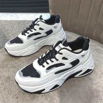 NAUSK 2020 New Women Sneakers Fashion Women Casual Shoes Breathable Platform Dad Vulcanized Shoes Zapatillas Mujer