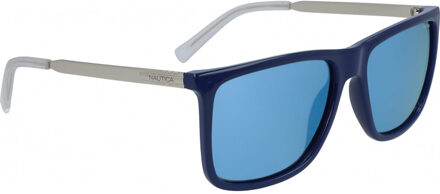 Nautica N3647SP-410 N3647SP 59 410 Zonnebril Blauw