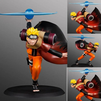 Nauto Ultimate Spinning Skill Ninja Cloak Cool PVC Action Figure Collection Model Toy 16cm In Box