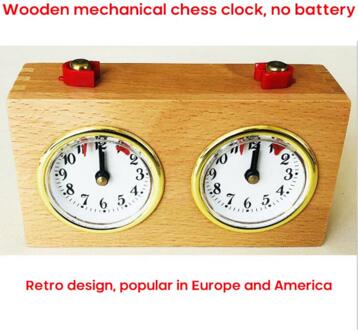 Nauwkeurige Count Up Down Accessoires Concurrentie Internationale Professionele Retro Analoge I-GO Draagbare Game Timer Schaakklok