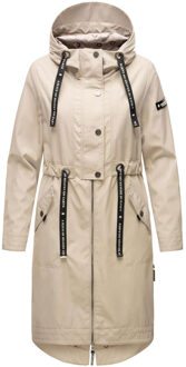 Navahoo Dames Tussenmantel Josinaa – Licht & Modern met Capuchon Grijs - S