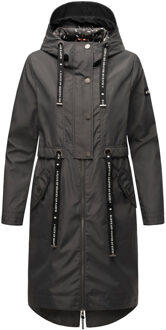 Navahoo Dames Tussenmantel Josinaa – Licht & Modern met Capuchon Grijs - XS