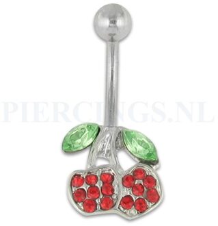 Navelpiercing kersen