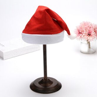 Navidad Nieuwjaar Pluche Kerst Hoed Kids Adult Kerst Decoraties Voor Huis Kerstman Warm Winter kinderen size