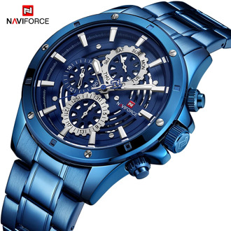 NAVIFORCE Luxury Top Brand Watches Men Military Sports Men's Fashion Quartz Wrist Watch Leather Strap Clock Relogio Masculino