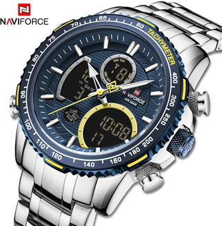 NAVIFORCE Men Watch Luxury Brand Sport Style Watches Mens Chronograph Quartz Wristwatch Male Waterproof Clock Relogio Masculino