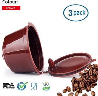 Navulbare Dolce Gusto Koffie Capsule Filter Rvs Druppelaar Hervulbare Permanente Voor Nescafe Machine Bpa Gratis Keuken plastic capsule brow