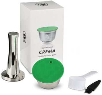Navulbare Dolce Gusto Koffie Capsule Filter Rvs Druppelaar Hervulbare Permanente Voor Nescafe Machine Bpa Gratis Keuken single pack reeks