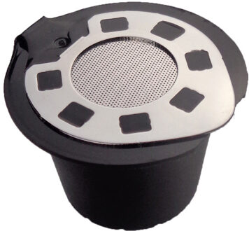 Navulbare Koffie Capsules Pods Herbruikbare Filter Plastic Beker Voor Koffie Machines zilver