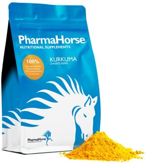 Navulverpakking Kurkuma - Zwarte peper paard 1000 gram