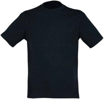 Navy Blauw Jersey T-Shirt Circolo 1901 , Blue , Heren - 2Xl,Xl,L,M,3Xl