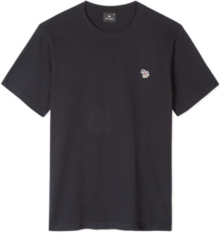 Navy Ronde Hals Katoenen T-Shirt voor Heren PS By Paul Smith , Blue , Heren - 2Xl,Xl,L,M,S