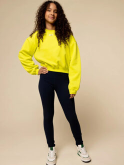 Navy sport legging voor meisjes in de kleur Blauw - 140