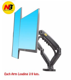 Nb F160 Gas Lente 360 Graden Desktop 17 "-27" Dual Monitor Houder Arm Full Motion monitor Beugel Belasting 2-9Kg Elk