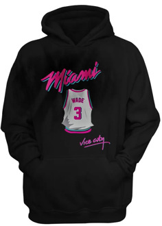 Nba Basketball Miami Heat Vice City Hoodie (Wade)