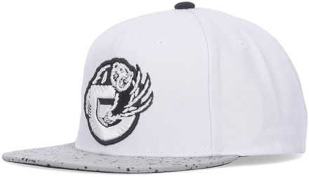 NBA Cement Top Snapback Cap Mitchell & Ness , White , Heren - ONE Size