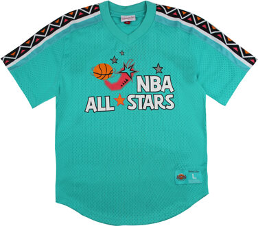 NBA Mesh All Star Heren T-shirt - maat Groenblauw