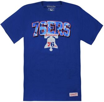 NBA Philadelphia 76ers Heren T-shirt Blauw