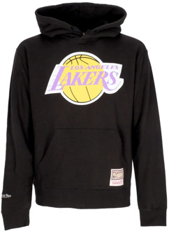 NBA Team Logo Hoodie Zwart Mitchell & Ness , Black , Heren - L,M,S