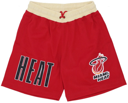 NBA Team Vintage Logo Shorts Mitchell & Ness , Red , Heren - Xl,L,M,S