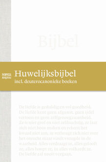 NBV21 Huwelijksbijbel incl. deuterocanonieke boeken - (ISBN:9789089124074)