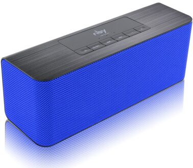 Nby 5540 Draadloze Speaker Portable Bluetooth Speaker Stereo Geluid 10W Systeem Muziek Kolom Subwoofer Ondersteuning Tf Card Fm Voor telefoon blauw
