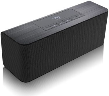 Nby 5540 Draadloze Speaker Portable Bluetooth Speaker Stereo Geluid 10W Systeem Muziek Kolom Subwoofer Ondersteuning Tf Card Fm Voor telefoon zwart