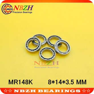 NBZH miniatuur lager MR148 L-1480 OPEN 8*14*3.5mm voor Rc hobby en Industrie SMR148 MR148K SUS440C SMR148K SUS440 / ABEC-3