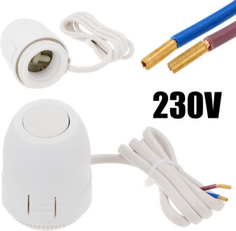 NC AC 230V Elektrische Thermische Actuator Spruitstuk Vloerverwarming Klep Water Verwarming Controller Voor Vloerverwarming Thermostaat
