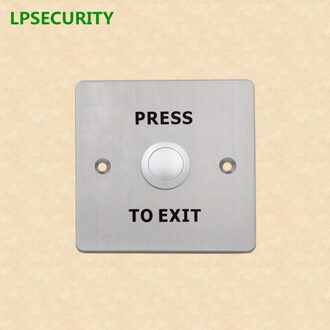 NC NO COM rvs Exit Exit Schakelaar Voor Deur Toegang lock Systeem