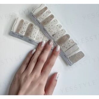 ND09 Moonlight Robbit Self-Adhesive Design Nail Polish Wraps 1 set