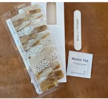 ND11 Abstract Art Self-Adhesive Design Nail Polish Wraps 1 set