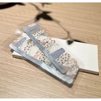 ND15 Fine porcelain Self-Adhesive Design Nail Polish Wraps 1 set