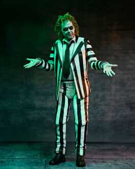 Neca Beetlejuice Beetlejuice Action Figure 7 Scale Ultimate Striped Suit Beetlejuice 18 cm