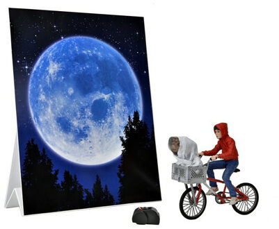 Neca E.T. The Extra-Terrestrial 40th Anniversary Elliot and E.T. on Bike 7 Inch Scale Action Figure