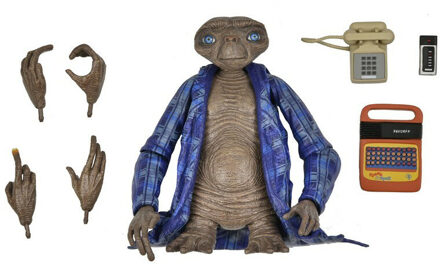 Neca E.T. the Extra-Terrestrial: 40th Anniversary - Ultimate Telepathic E.T. 7 inch Action Figure Speelfiguur