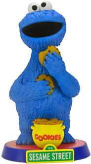 Neca Sesame Street Head Knocker Bobble-Head Cookie Monster 18 cm