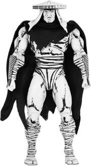 Neca Teenage Mutant Ninja Turtles Action Figure Foot Assassin Black and White 18 cm