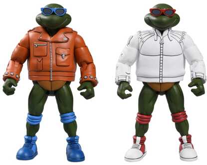 Neca Teenage Mutant Ninja Turtles (Cartoon) Action Figure Punk Leo and Punk Raph 2 Pack 18 cm