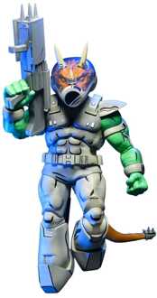 Neca Teenage Mutant Ninja Turtles (Mirage Comics) Action Figure Shock Commando Triceraton 18 cm