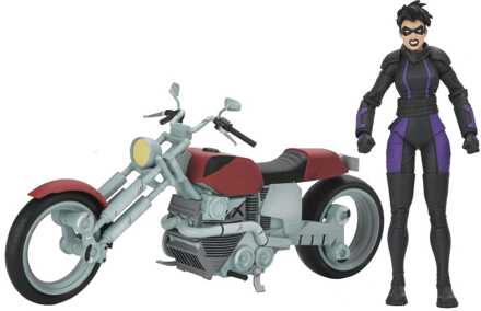 Neca Teenage Mutant Ninja Turtles (The Last Ronin The Lost Years) Action Figure Casey Marie with Last Ronin Motorcycle 18 cm