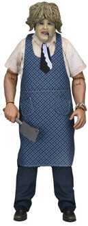 Neca Texas Chainsaw Massacre Clothed Action Figure Leatherface with Old Lady Mask 20 cm