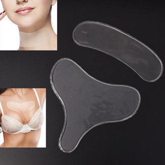 Neck Chest Pad Anti Wrinkle Treatment Pad Silicone Transparent Removal Patch Skin Care Remove Wrinkles Fine Lines